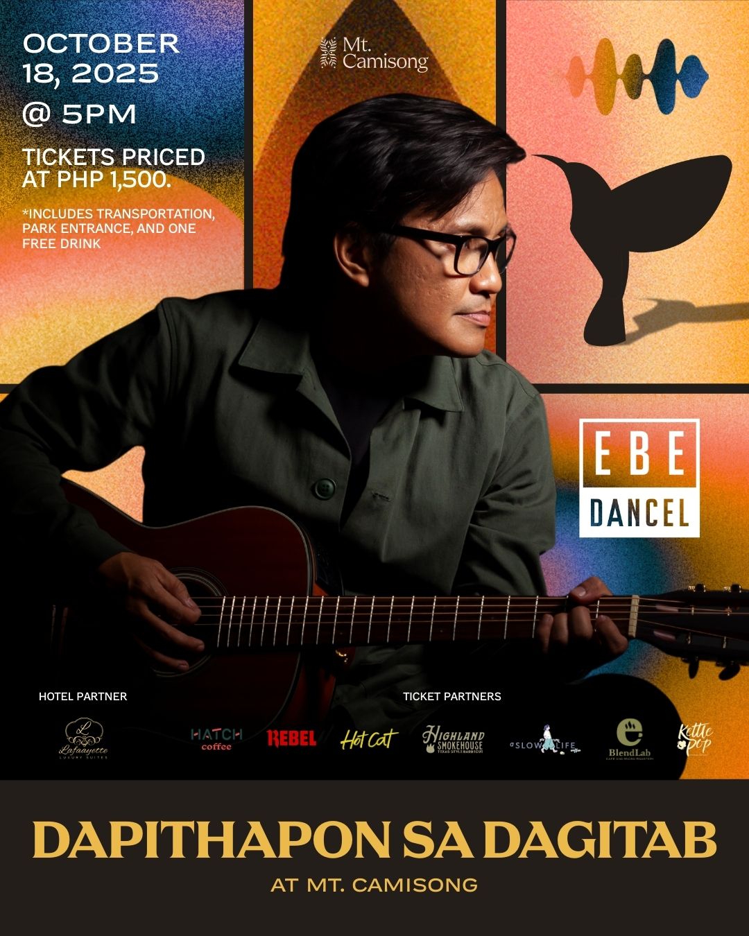 THIS OCTOBER: Dapithapon Sa Dagitab with Ebe Dancel