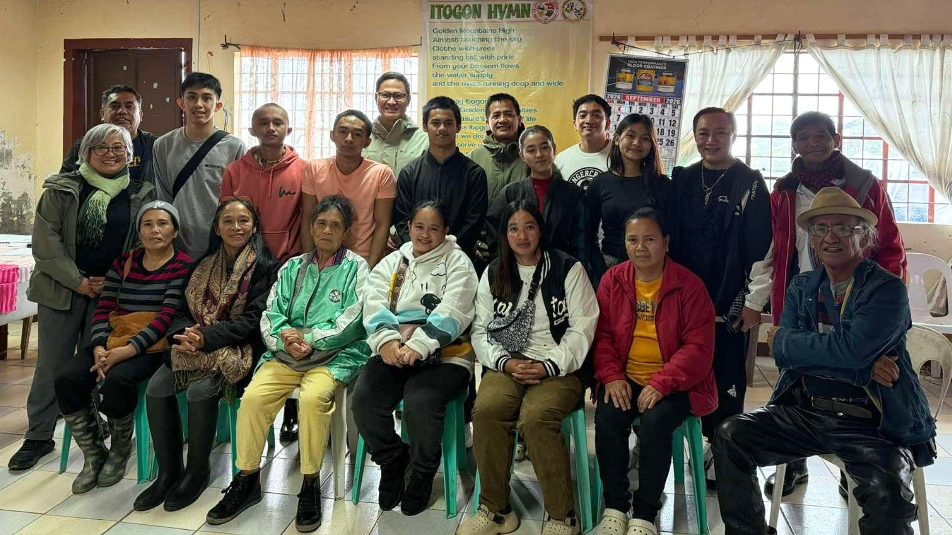 Mt. Camisong scholars, parents, and community leaders of Barangay Loacan at the scholarship MOA signing.